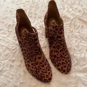 Lane Bryant Dream Cloud Leopard print booties- 12W - Never worn